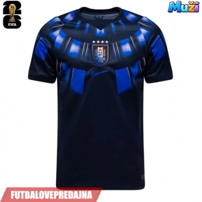 Lacne Muži Futbalové dres Uruguaj MS 2026 Krátky Rukáv - Preč